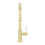 Nero NR251908BG Opal Pull Out Sink Mixer - Brushed Gold