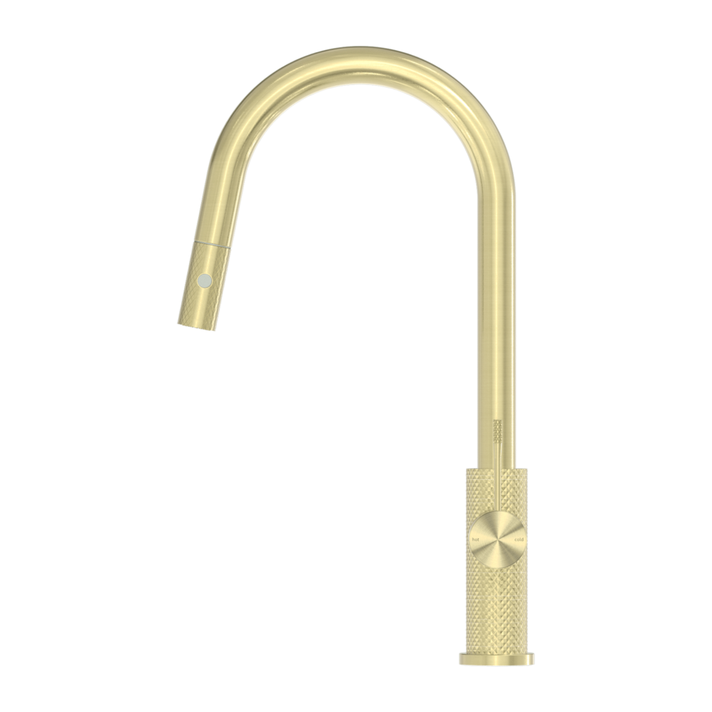 Nero NR251908BG Opal Pull Out Sink Mixer - Brushed Gold