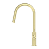 Nero NR251908BG Opal Pull Out Sink Mixer - Brushed Gold