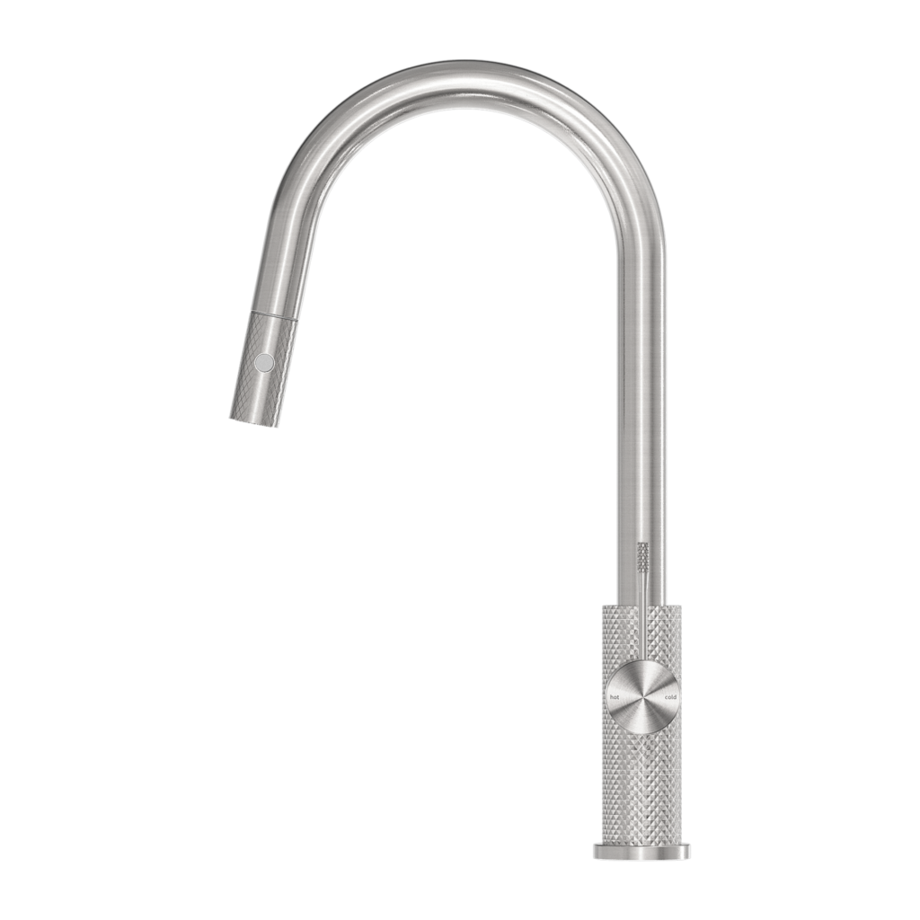 Nero NR251908BN Opal Pull Out Sink Mixer - Brushed Nickel