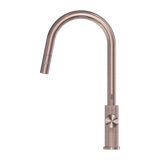 Nero NR251908BZ Opal Pull Out Sink Mixer - Brushed Bronze