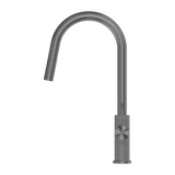 Nero NR251908GR Opal Pull Out Sink Mixer - Graphite Gunmetal Grey