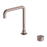 Nero NR252001aBZ Opal Progressive Tall Basin Mixer Set - Brushed Bronze
