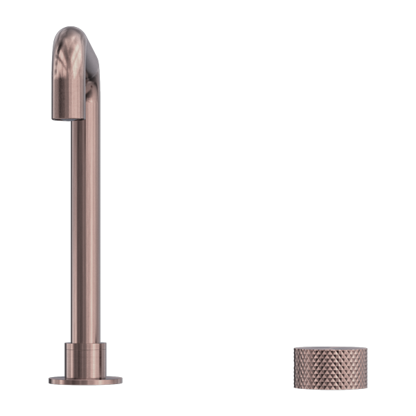 Nero NR252001aBZ Opal Progressive Tall Basin Mixer Set - Brushed Bronze