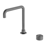 Nero NR252001AGR Opal Progressive Tall Basin Mixer Set - Gunmetal Grey