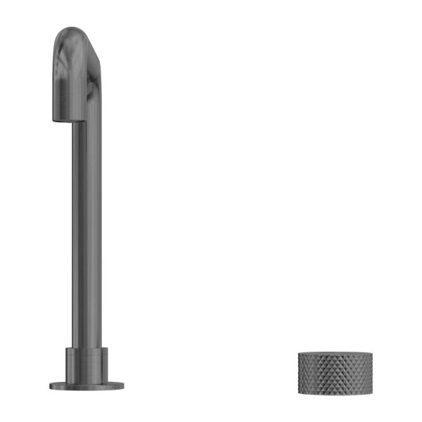 Nero NR252001AGR Opal Progressive Tall Basin Mixer Set - Gunmetal Grey
