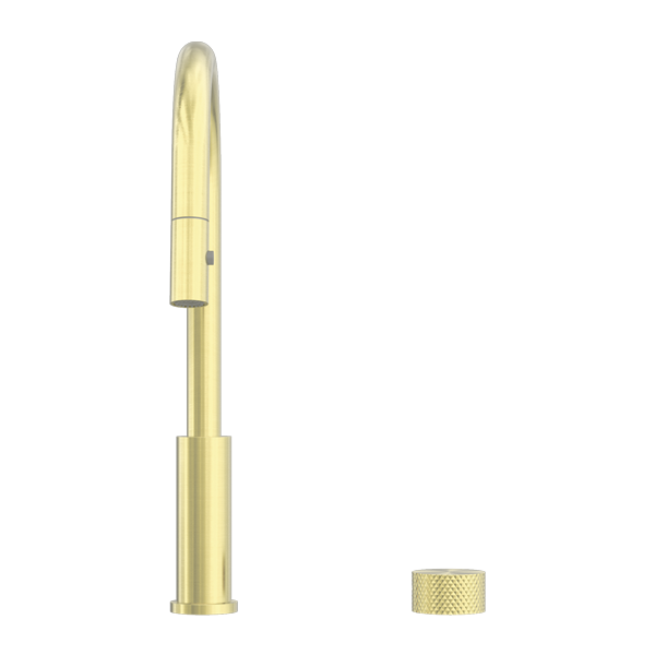 Nero NR252008BG Opal Progressive Pull Out Kitchen Mixer - Brushed Gold