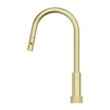 Nero NR252008BG Opal Progressive Pull Out Kitchen Mixer - Brushed Gold