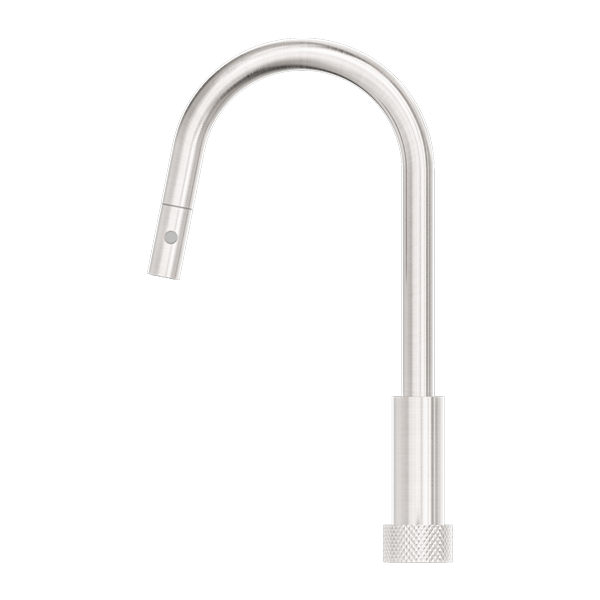Nero NR252008BN Opal Progressive Pull Out Kitchen Mixer - Brushed Nickel