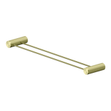 Nero NR2524dBG Opal Double Towel Rail 600mm - Brushed Gold