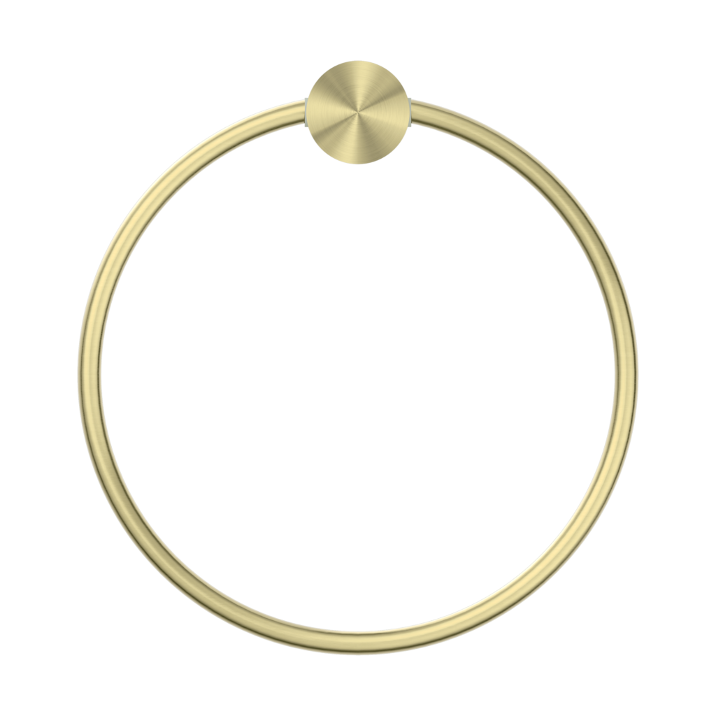 Nero NR2580aBG Opal Towel Ring - Brushed Gold
