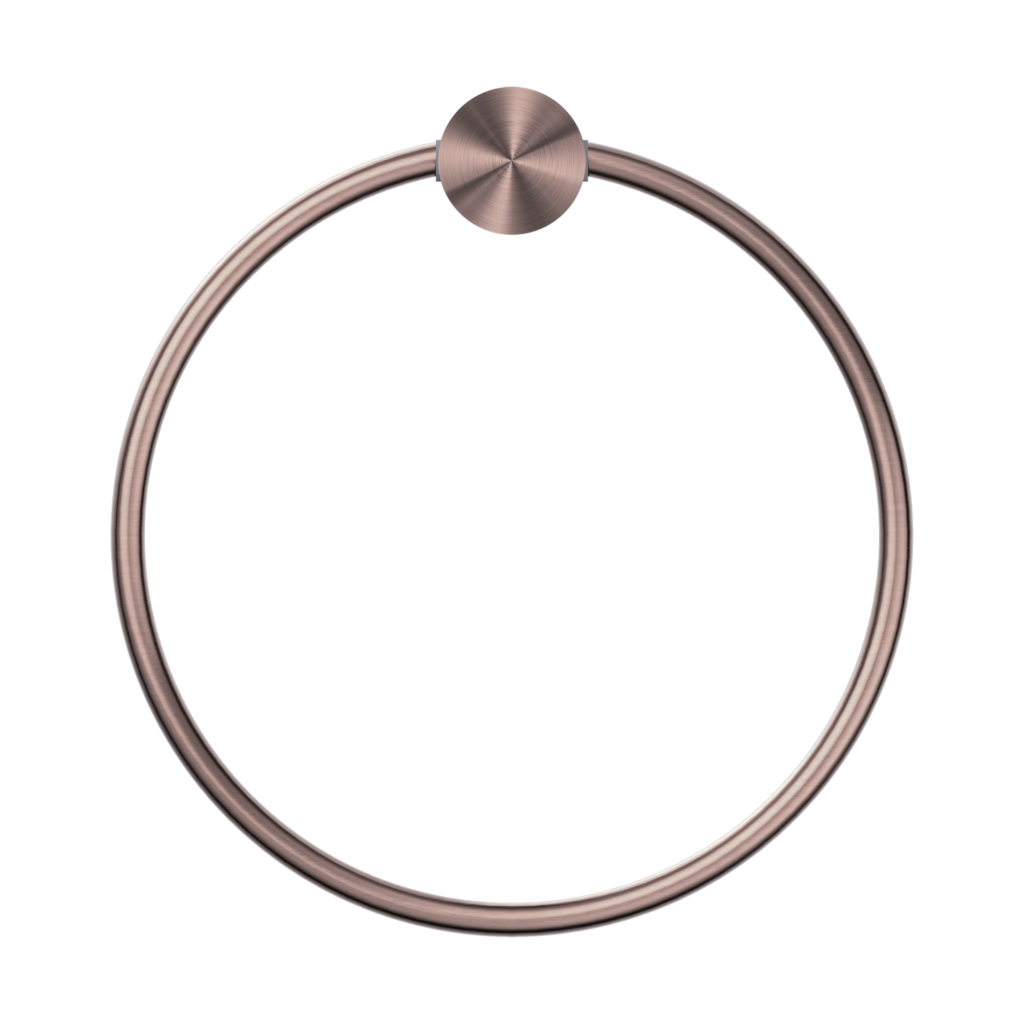Nero NR2580aBZ Opal Towel Ring - Brushed Bronze