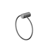 Nero NR2580aGR Opal Towel Ring - Graphite Gunmetal Grey