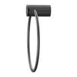 Nero NR2580aGR Opal Towel Ring - Graphite Gunmetal Grey