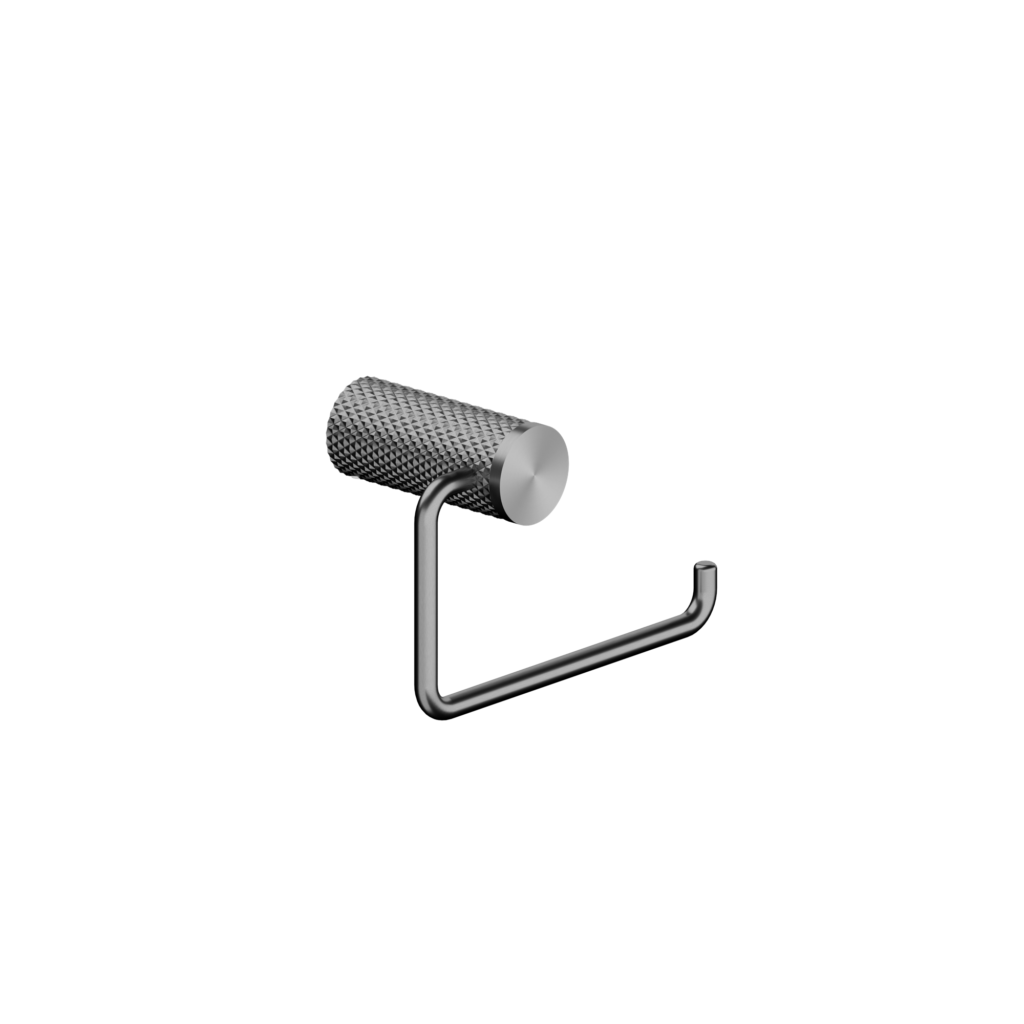 Nero NR2586GR Opal Toilet Roll Holder - Graphite Gunmetal Grey