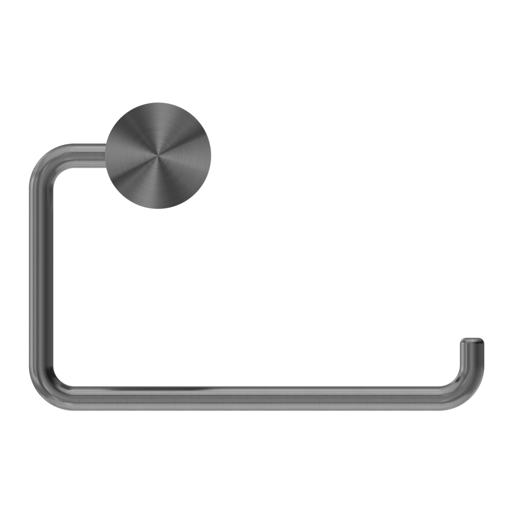 Nero NR2586GR Opal Toilet Roll Holder - Graphite Gunmetal Grey