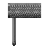 Nero NR2586GR Opal Toilet Roll Holder - Graphite Gunmetal Grey