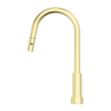 Nero NR271908BG Kara Progressive Pull Out Kitchen Mixer - Brushed Gold