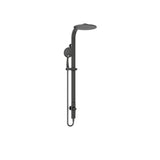 Nero NR281305aMB Rain Round Overhead Shower and Handshower on Column Single Hose - Matte Black