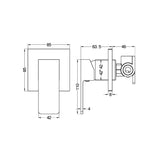 Nero NR301509CH Celia Shower Mixer - Chrome