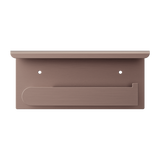 Nero NR9086aBZ Bianca Toilet Roll Holder with Shelf - Brushed Bronze