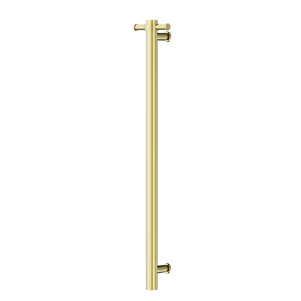 Nero NonHeated Vertical Towel Rail 900mm Brushed Gold NRV901BG