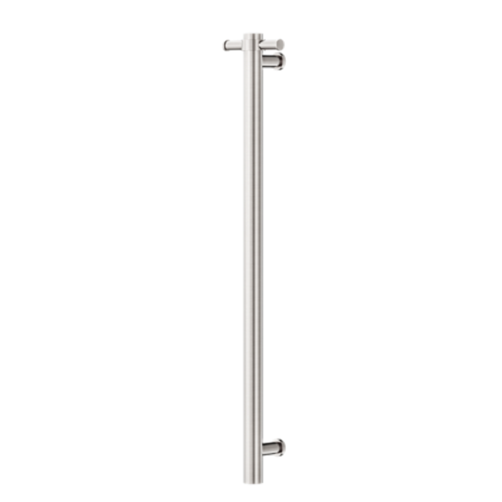 Nero NonHeated Vertical Towel Rail 900mm Brushed Nickel NRV901BN