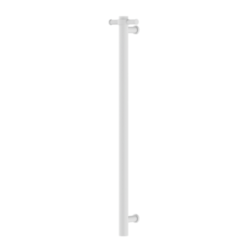 Nero NonHeated Vertical Towel Rail 900mm Matte White NRV901MW
