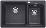Blanco Naya8Bk5 Super Black Granite Sink Kitchen Sinks