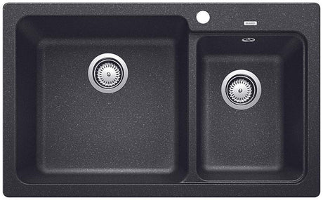 Blanco Naya8Bk5 Super Black Granite Sink Kitchen Sinks