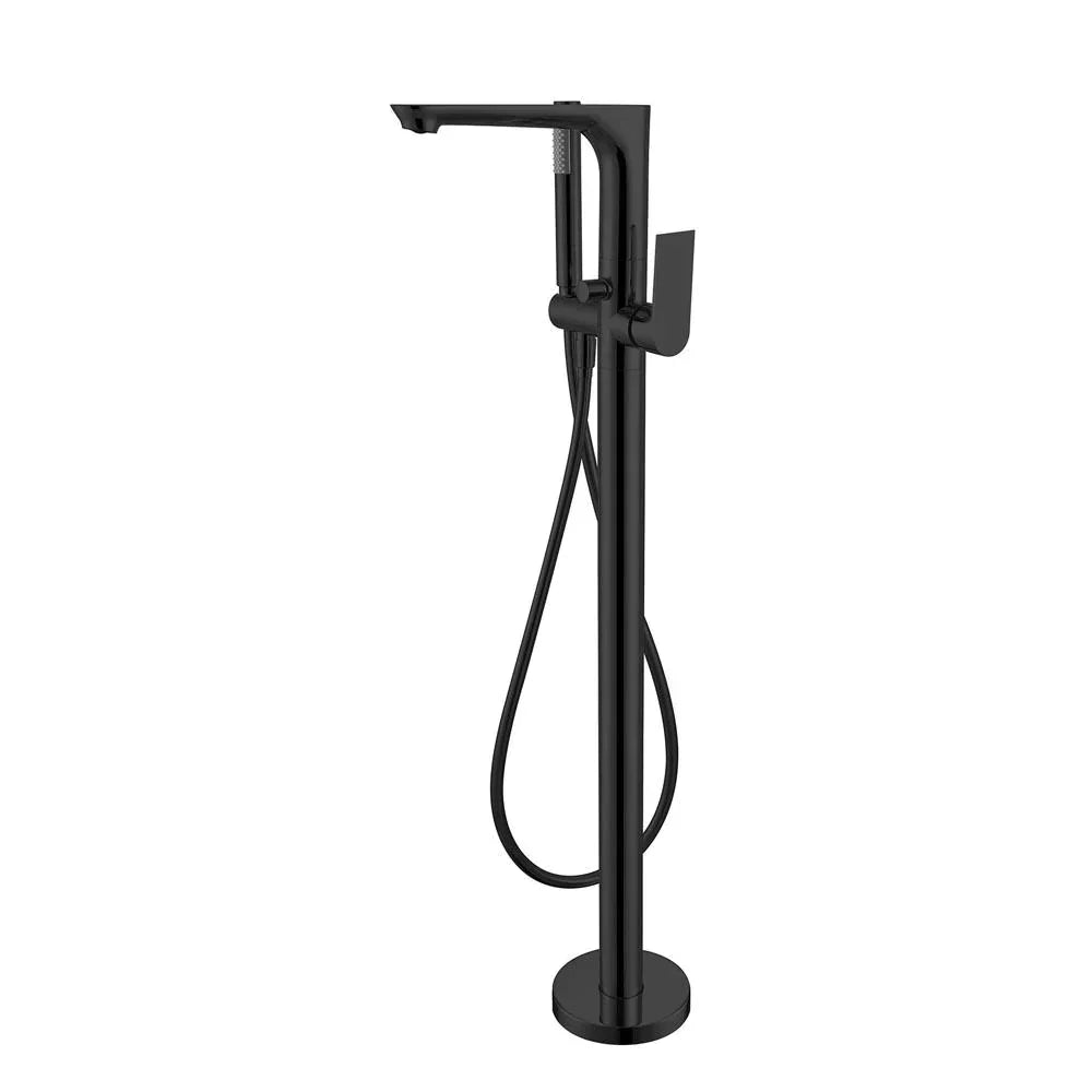 Nero NR321503aMB Bianca Freestanding Bath Mixer with Handshower - Matte Black