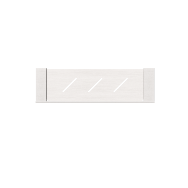 Nero NR4687ABN Celia Metal Shelf - Brushed Nickel