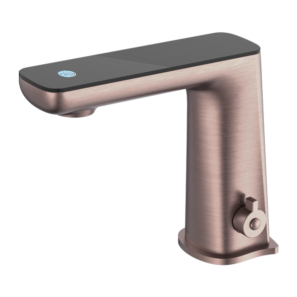 Nero NR222101BZ Claudia Sensor Mixer with Black Top Display - Brushed Bronze