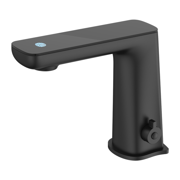 Nero NR222101MB Claudia Sensor Mixer with Black Top Display - Matte Black