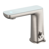 Nero NR222102BN Claudia Sensor Mixer with White Top Display - Brushed Nickel
