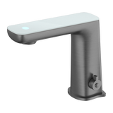 Nero NR222102GM Claudia Sensor Mixer with White Top Display - Gunmetal