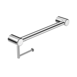 Nero NRCR3218ACH Mecca Care 32mm Grab Rail with Toilet Roll Holder - Chrome