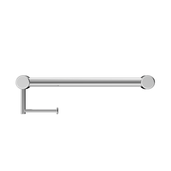 Nero NRCR3218ACH Mecca Care 32mm Grab Rail with Toilet Roll Holder - Chrome