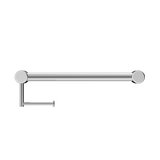 Nero NRCR3218ACH Mecca Care 32mm Grab Rail with Toilet Roll Holder - Chrome
