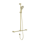 Nero NRCS006BG Mecca Care 32mm T Bar Grab Rail and Adjustable Shower Set - Brushed Gold
