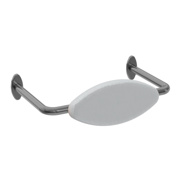 Nero NRCR0001GM Mecca Care DDA Toilet Backrest - Gunmetal