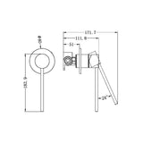 Nero NR221911XCH Mecca Care Shower Mixer - Chrome