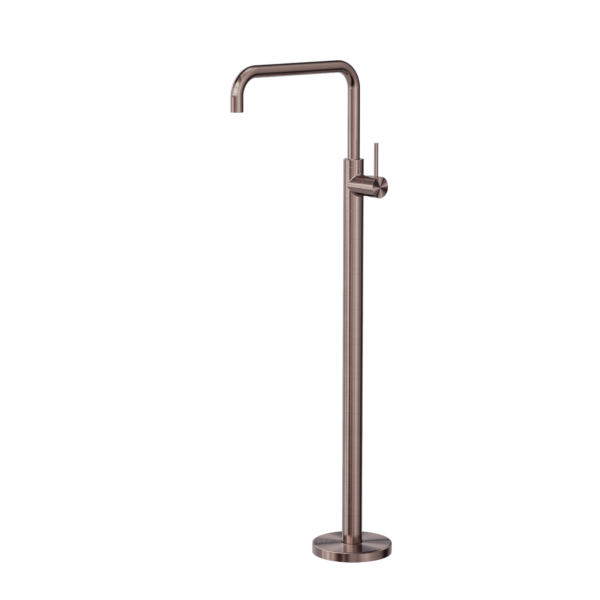 Nero NR221903BBZ Mecca Freestanding Bath Mixer Square Shape - Brushed Bronze