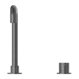 Nero NR221901cGM Mecca Hob Basin Mixer with Square Swivel Spout - Gunmetal Grey