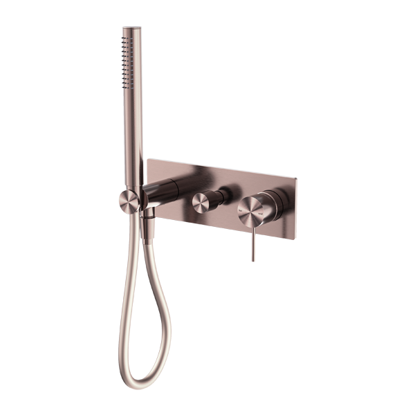 Nero NR221912EBZ Mecca Shower Mixer Diverter System - Brushed Bronze