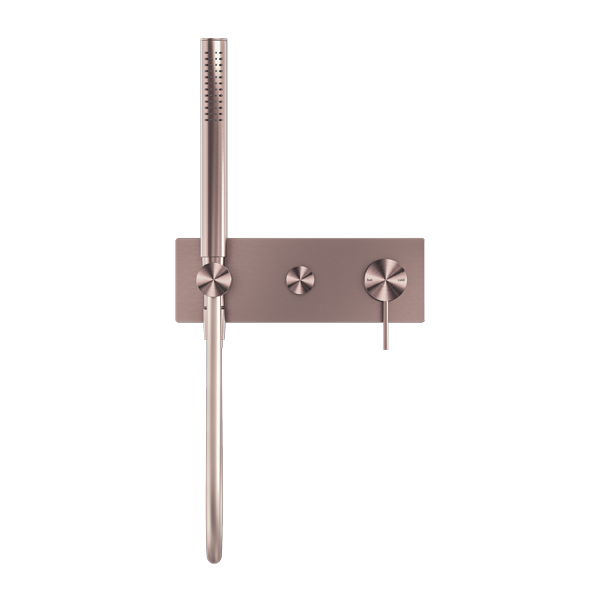 Nero NR221912EBZ Mecca Shower Mixer Diverter System - Brushed Bronze