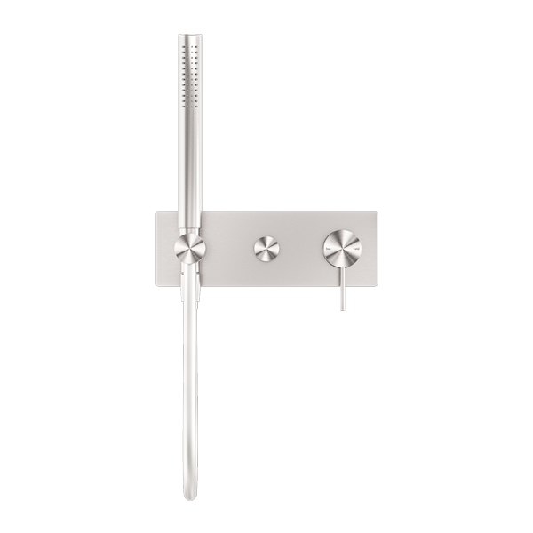 Nero NR221912EBN Mecca Shower Mixer Diverter System - Brushed Nickel