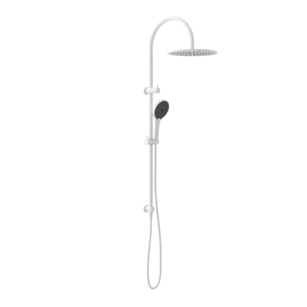 Nero NR221905HMW Mecca Twin Shower with Air Shower II - Matte White