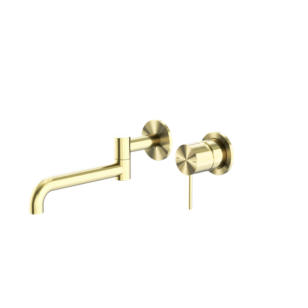 Nero NR221910RBG Mecca Wall/Basin Bath Mixer Swivel Spout - Brushed Gold