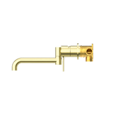 Nero NR221910RBG Mecca Wall/Basin Bath Mixer Swivel Spout - Brushed Gold